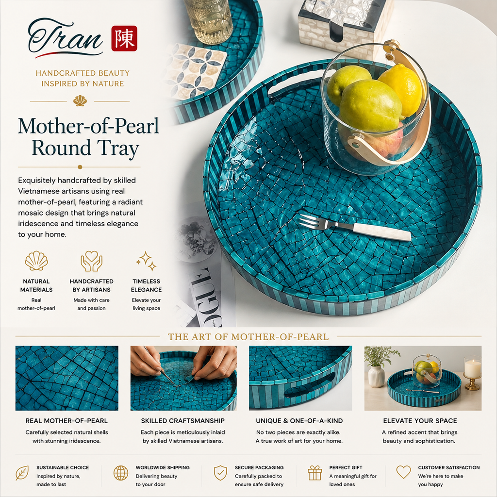 Mother of Pearl Inlay Multipurpose Tray