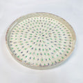 Luxury Shell Inlay Decorative Tray – Handmade Home Decor