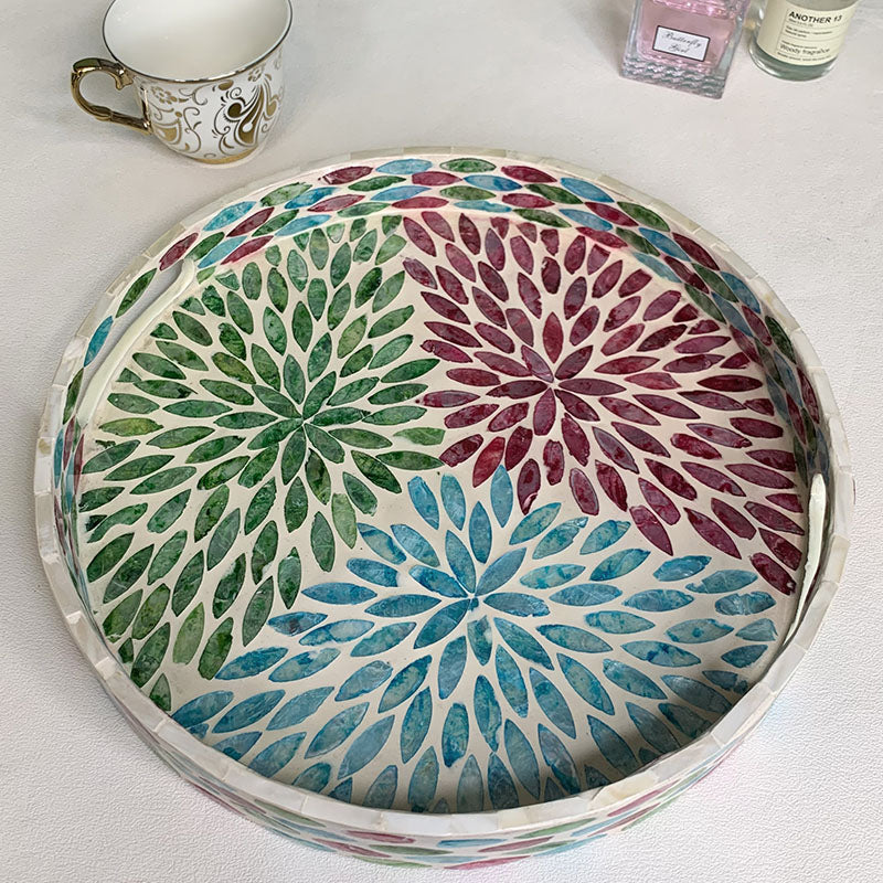 Handmade Mother of Pearl Vanity & Decorative Tray