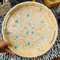 Handcrafted Mother of Pearl Decorative Tray